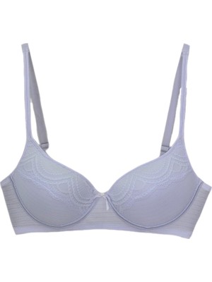 Kadın Silikonlu Toparlayıcı Telli Sütyen C Cup BGL-ST04498
