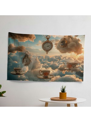 Sürrealizm  Duvar Örtüsü - Canlı Renkler - Yatak Odası, Oturma Odası Veya Yurt Için Hafif