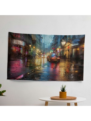 Empresyonizm Şehir Sokak Duvar Dekorasyonu - Yatak Odası, Oturma Odası Veya Yurt Için Baskılı