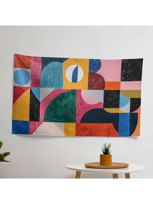 Pablo Picasso Modern Duvar Örtüsünden Esinlendi - Ranforce Kumaş Üzerine Canlı Süblimasyon