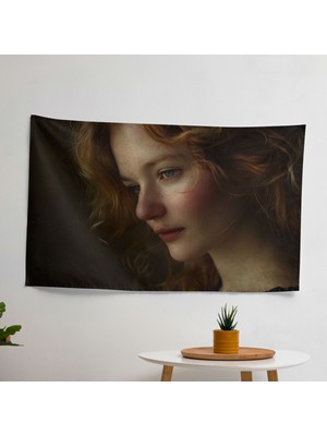 Rembrandt Duvar Dekorasyonu Örtü -  Pamuk Sırt, Polyester Ön, Ranforce Kumaş, Canlı Renkler