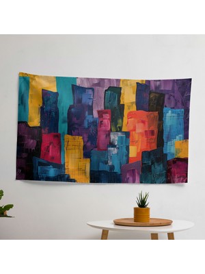 Pablo Picasso Duvar Örtüsündan Ilham Aldı | Yatak Odası, Oturma Odası ve Yurt Için Canlı Ranforce