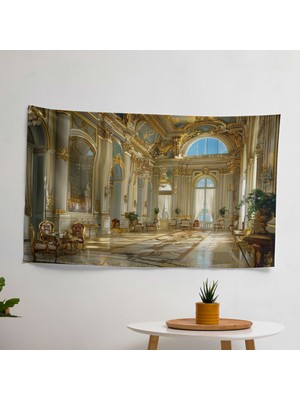 Modern Sanat Duvar Örtüsü - Ranforce Kumaş, Canlı Renkler - Yatak Odası, Oturma Odası, Yurt