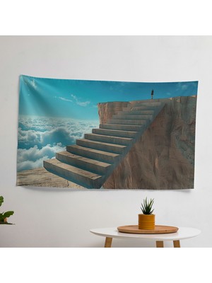 Sürrealizm  Duvar Örtüsü - Yatak Odası, Oturma Odası ve Yurt Dekoru Için Canlı Renkler, Hafif