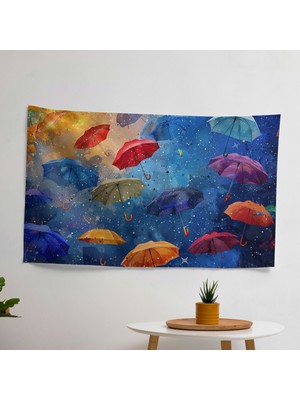 Sürrealizm Duvar Dekorasyonu - Yatak Odası, Oturma Odası Veya Yurt Için Canlı Baskılı Kumaş