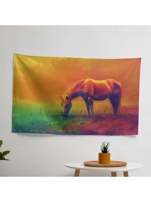 Gerçeküstü  Duvar Örtüsü - Canlı Renkler, Yatak Odası, Oturma Odası ve Yurt Dekoru Için Sertifikalı