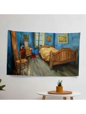 Vincent Van Gogh Yatak Odası Duvar Örtüsü - Yatak Odası, Oturma Odası ve Yurt Dekoru Için