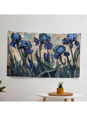 Painted Anarchy Vincent Van Gogh'dan Esinlenen Duvar Örtüsü | Ranforce Kumaş | Sertifikalı | Canlı Renkler