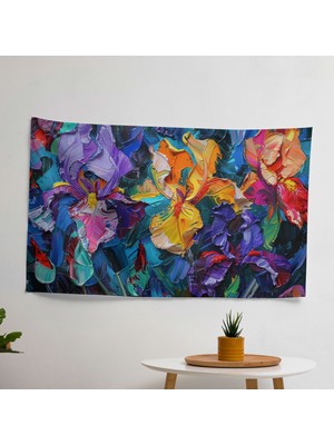 Vincent Van Gogh  Duvar Örtüsü - Ranforce Kumaş, Canlı Renkler - Yatak Odası, Oturma Odası,