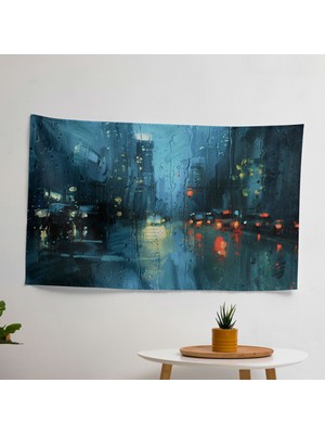 Empresyonizm Şehir Manzarası Duvar Örtüsü - Yatak Odası, Oturma Odası ve Yurt Dekoru Için
