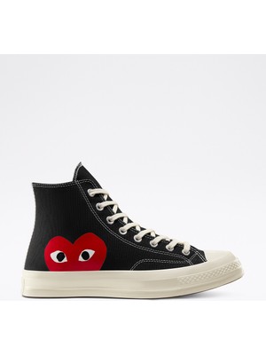 Converse Erkek Siyah, Beyaz, Kırmızı Ayakkabı