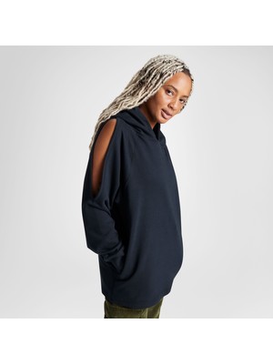 Converse Classic Kadın Siyah Hoodie