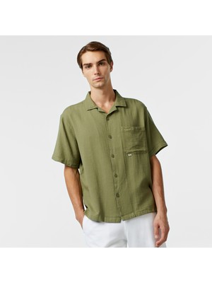 Unıted4 Classic Erkek Haki Gömlek