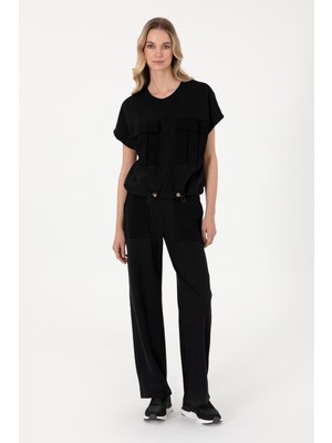 U.s. Polo Assn. Kadın Siyah Eşofman Altı 50300794-VR046