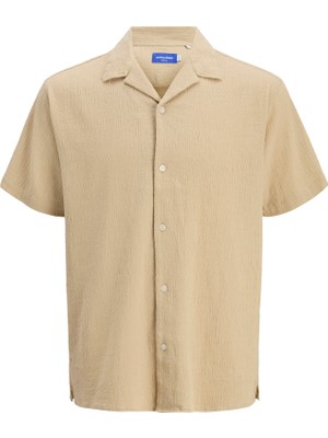 Jack Jones Erkek Kısa Kollu Pamuklu Gömlek 12255781