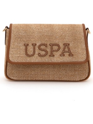 U.S. Polo Assn. Kadın Bej Hasır Çapraz Çanta 50307118-VR011