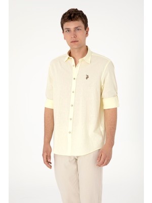 U.s. Polo Assn. Erkek Limon Gömlek Basic 50297868-VR035