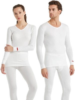 Blackspade V Yaka Beyaz   Uzun Kol Thermal İçlik C7T5N2O1