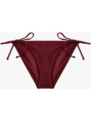 Koton Normal Bel Astarlı Biyeli Yanları Ipli Bikini Altı