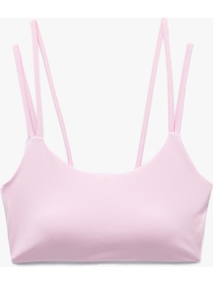 Koton Çift Askılı Slim Fit Kaplı Sporcu Sütyeni