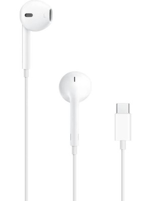 Apple Mikrofonlu Kablolu Kulak İçi Earpods Beyaz Kulaklık USB-C Bağlantı Özelliğiyle