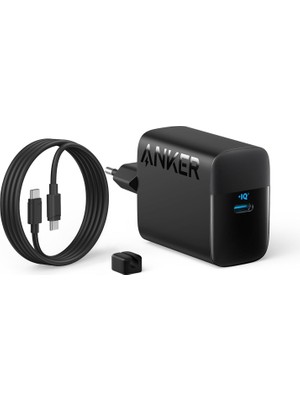 Anker 45W USB-C Şarj Cihazı, 1.5m 5A USB-C Kablo  Siyah - B2653