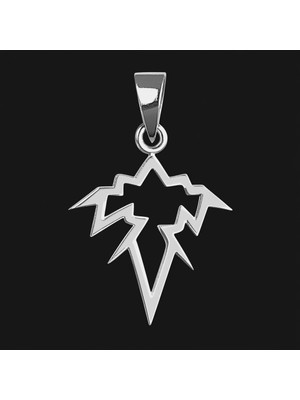 TabiTela 925 Ayar gümüş kolye şimşek   SM4727