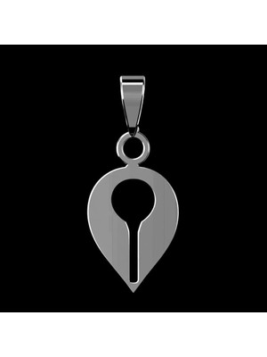 TabiTela 925 Ayar gümüş kolye anahtar deliği   SM4705