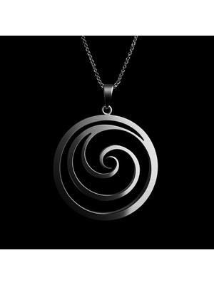 TabiTela 925 Ayar gümüş kolye galaksi spiral   SM4666