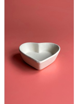 Kalp Çerezlik - Seramik Bisküvi (Ham Ürün)