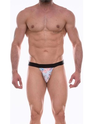 Miraxx Don Moris Erkek Desenli Jockstrap Çamaşır