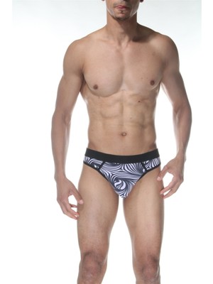 Zebra Desenli Erkek  Tangası