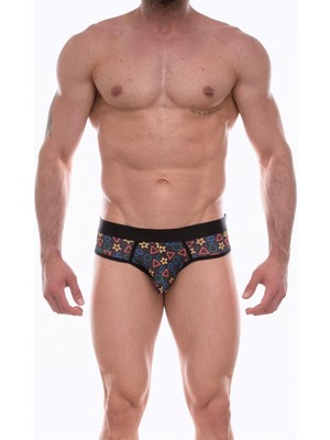 Erkek  Desenli Slip