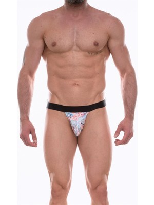 Erkek  Desenli Jockstrap Çamaşır