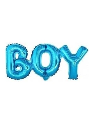 RPS Folyo Balon BOY YAZISI MAVİ 21-52cm
