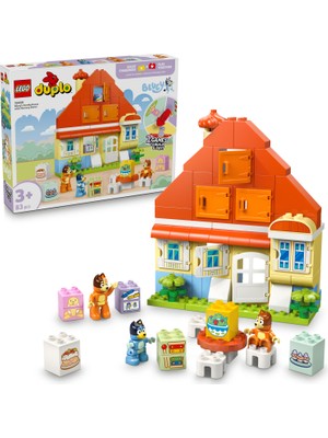 LEGO® Duplo® Bluey: Bluey Ailesinin Evi ve Hafıza Oyunu 10459 - 3 Yaş ve Üzeri Çocuklar Için Eğitici Oyuncak Yapım Seti (83 Pr)