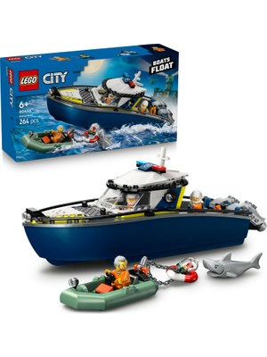 LEGO ® City Polis Teknesi Takibi 60456 - 6 Yaş ve Üzeri Polis Hayranı Çocuklar için Yaratıcı Oyuncak Yapım Seti (264 Parça)