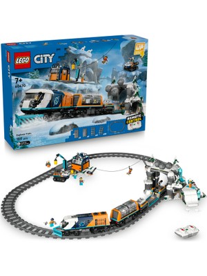 LEGO® City Kaşiflerin Kuzey Kutbu Ekspres Treni 60470 - 7 Yaş ve Üzeri Çocuklar Için Yaratıcı Oyuncak Yapım Seti (1517 Parça)