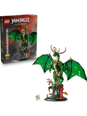 LEGO ® NINJAGO® Muhafız Ejderha 71847 - 14 Yaş ve Üzeri için Usta Wu Minifigürü İçeren Yaratıcı Oyuncak Yapım Seti (1650 Parça)