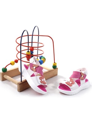 Şirin Bebe 3844 Kız Çocuk Ortopedik Sandalet