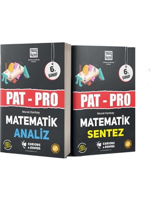 Curious & Genius 6. Sınıf Pat-Pro Matematik Seti (Analiz – Sentez)
