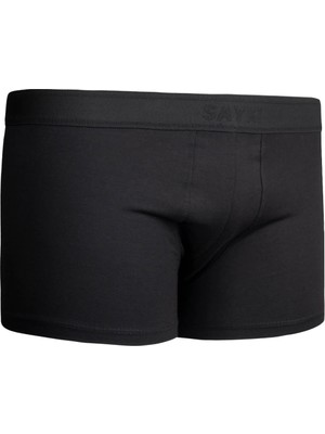 Siyah Pamuklu Boxer