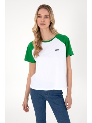 U.S. Polo Assn. U.s. Polo Assn. Kadın Yeşil Tişört 50305771-VR054