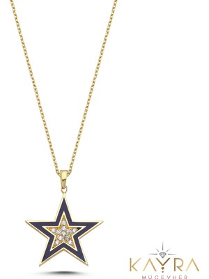 Yıldız  Mineli Altın Kolye AK27
