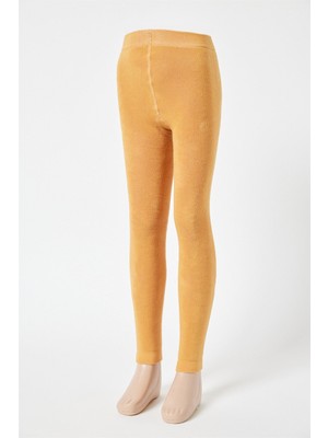 Katia & Bony İçi Havlu Çocuk Tayt Hardal