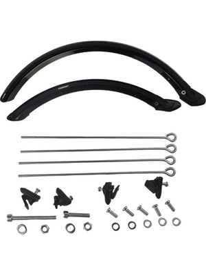 Bisiklet Çamurluk 20 Inç 14 Inç Jant Uyumlu Ön Arka Takım Seti