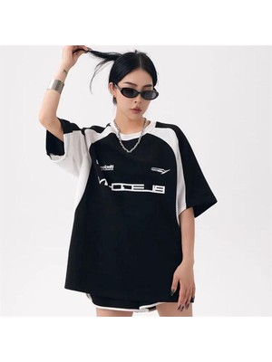 Köstebek Blackenergy Unisex Siyah Retro T-Shirt Kısa Kol Pamuk Karışımlı Günlük Stil