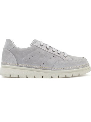 Ziya, Kadın Hakiki Deri Sneaker 1511035Z62032 Gri