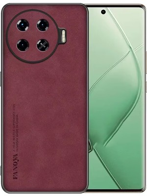 Microcase Tecno Spark 20 Pro Plus Için Luxury Leather Series Deri Desenli Plastik Koruma Kılıf - AL8125