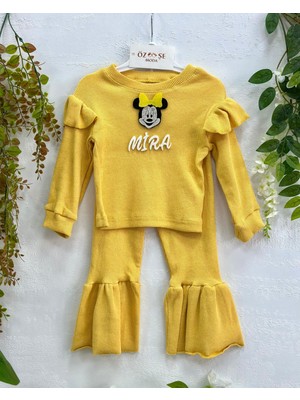 Sarı Fırfırlı Ribana Takım